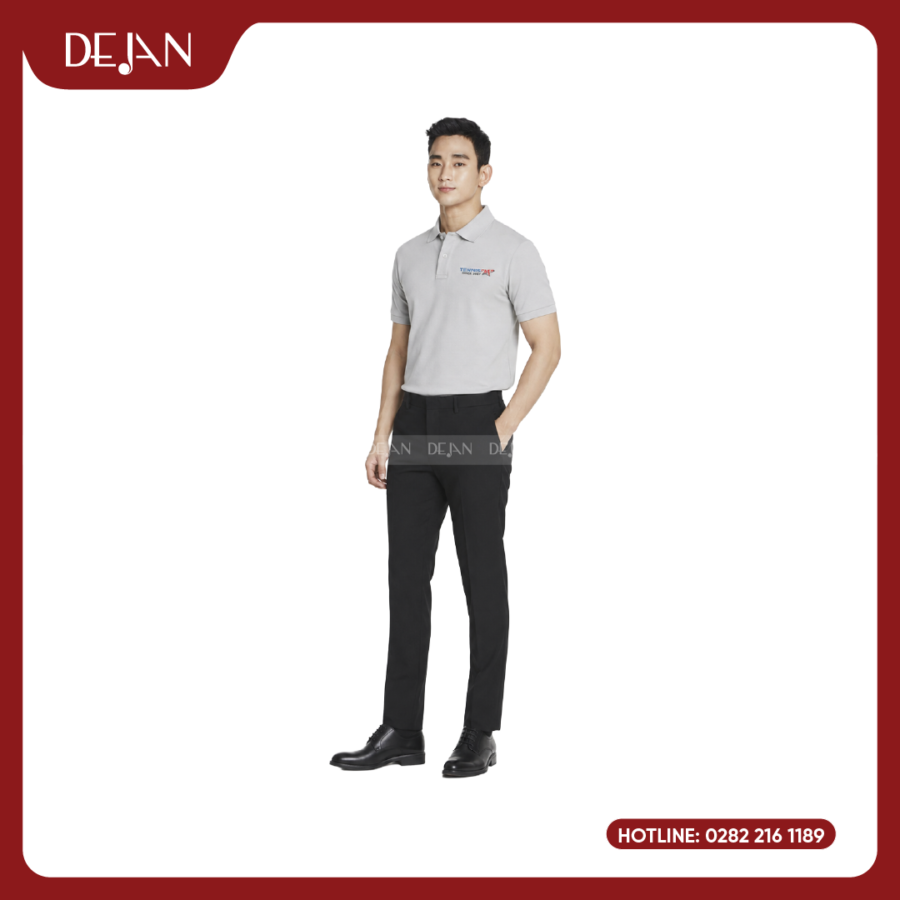 Đồng Phục Áo Thun Polo PLDJ05 - Tối Giản Với Tông Xám Sáng