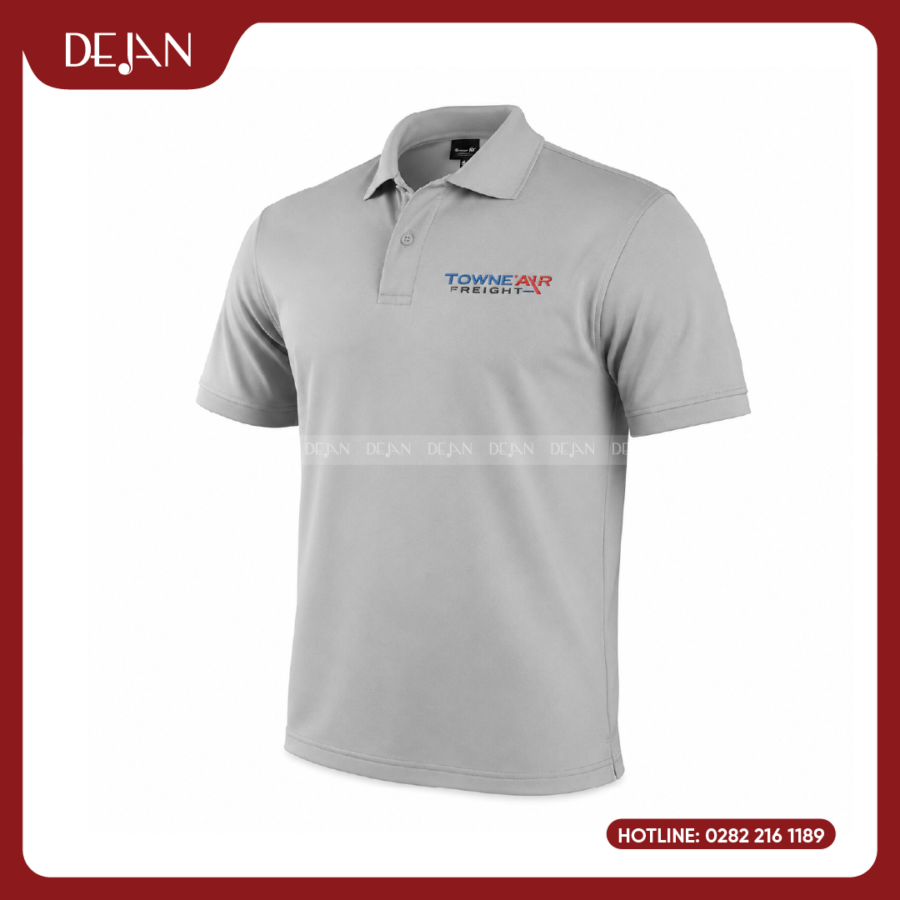 Đồng Phục Áo Thun Polo PLDJ05 - Tối Giản Với Tông Xám Sáng
