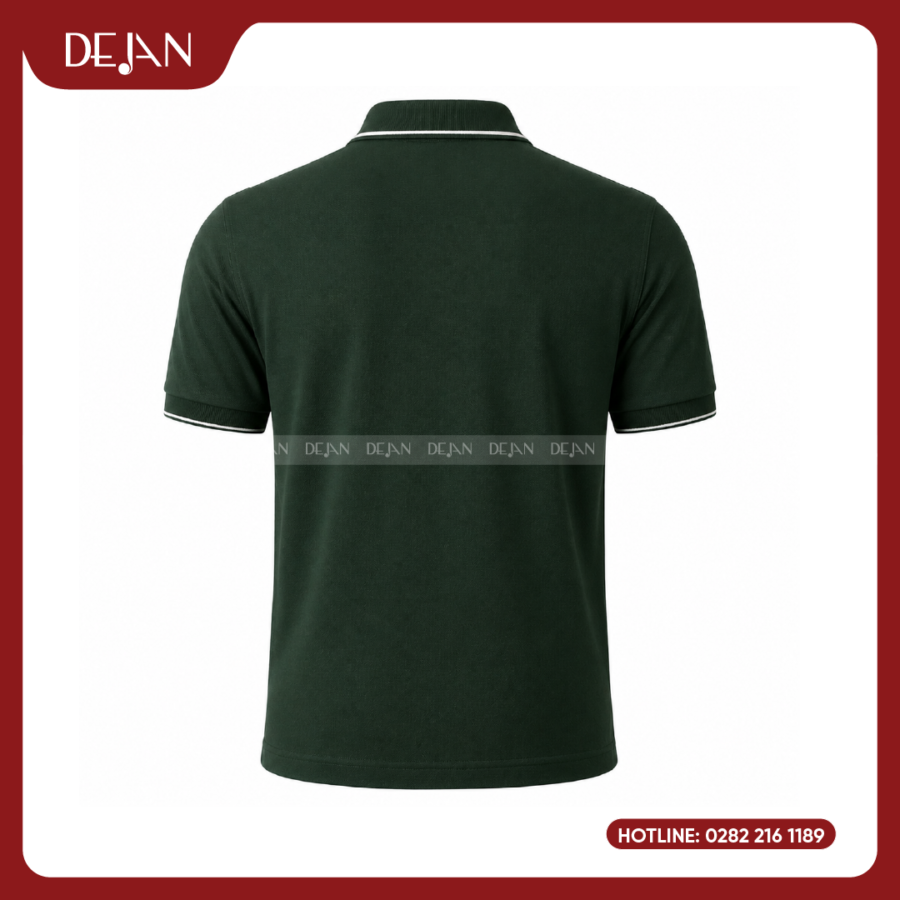 Đồng Phục Áo Thun Polo PLDJ12 Khác Biệt Với Tông Xanh Lá Đậm
