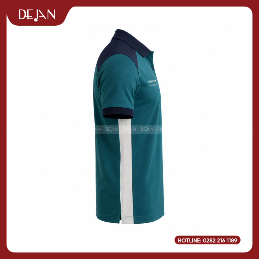 Đồng Phục Áo Thun Polo PLDJ14 Hiện Đại Với Tông Xanh Ngọc