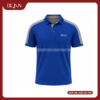 Đồng Phục Áo Thun Polo PLDJ15 Trẻ Trung Với Tông Xanh Dương Phối Vai Xám