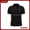 Đồng Phục Áo Thun Polo PLDJ16 Sang Trọng Với Tông Đen Phối Sọc Ánh Vàng