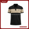 Đồng Phục Áo Thun Polo PLDJ18 Cá Tính Với Tông Đen Phối Mảng Be