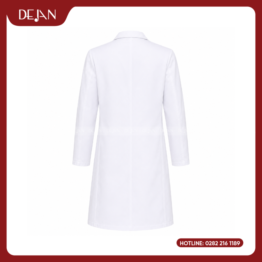 Đồng Phục Blouse Bác Sĩ DJDPBBS1003 - Trắng Chuẩn Y Khoa, Vững Vàng Niềm Tin
