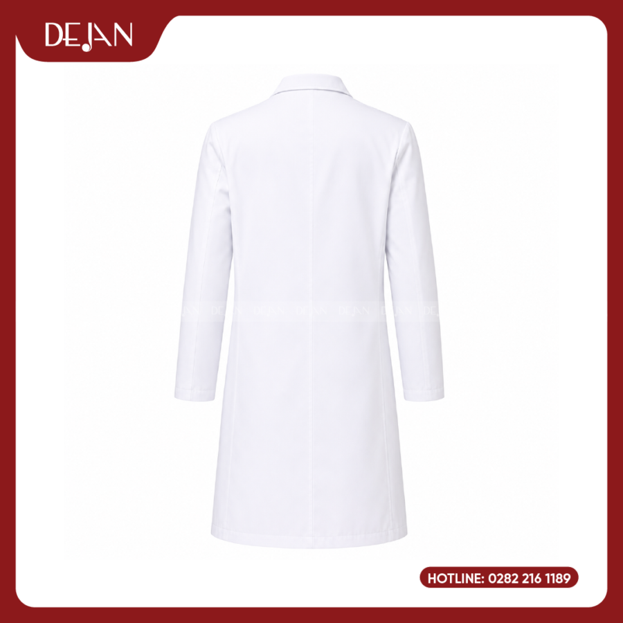 Đồng Phục Blouse Bác Sĩ DJDPBBS1004 - Trắng Nhẹ Nhàng, Ấm Áp Từng Cái Chạm