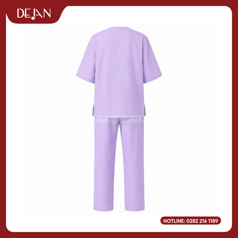 Đồng Phục Bệnh Nhân DJDPBN1004 - Tím Lavender Dịu Dàng, Thư Thái