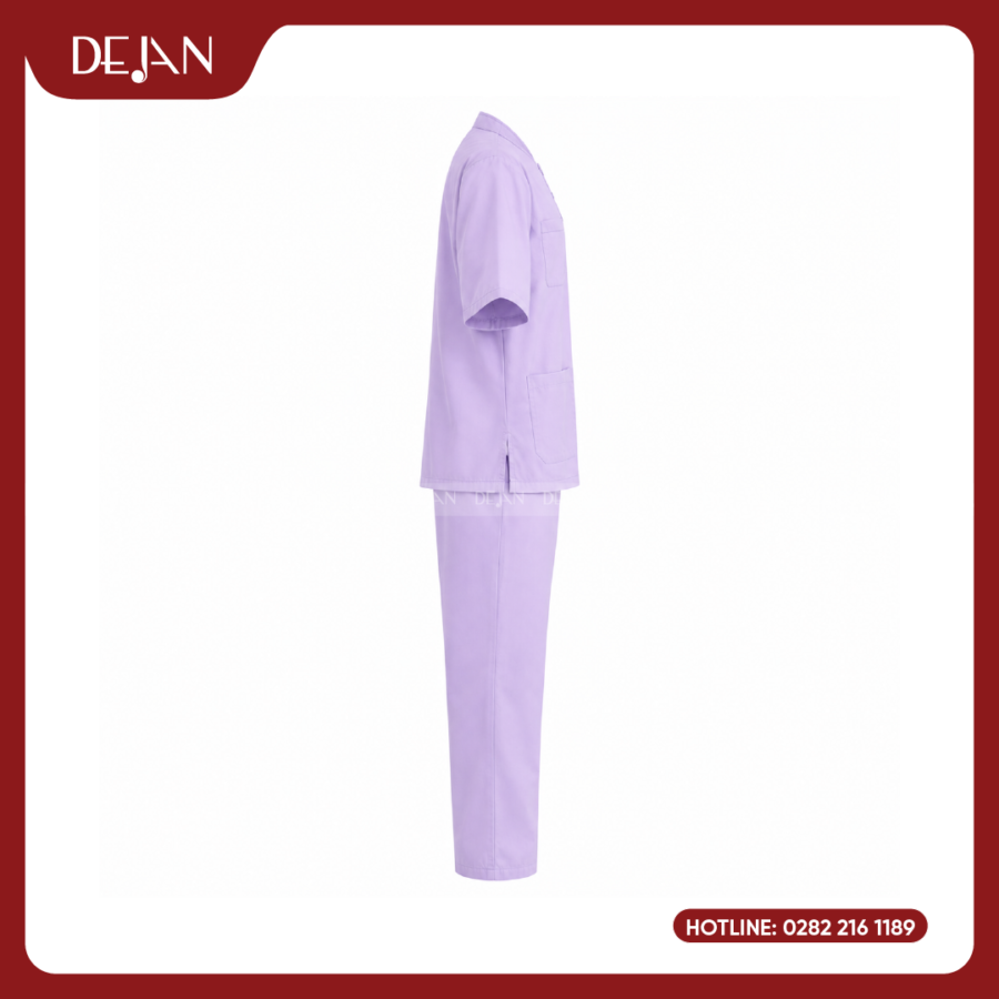 Đồng Phục Bệnh Nhân DJDPBN1004 - Tím Lavender Dịu Dàng, Thư Thái