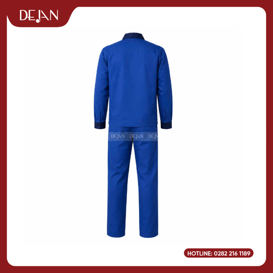 Đồng Phục Công Nhân DJDPCN1002 - Xanh Dương Tươi Sáng, Dễ Nhận Diện