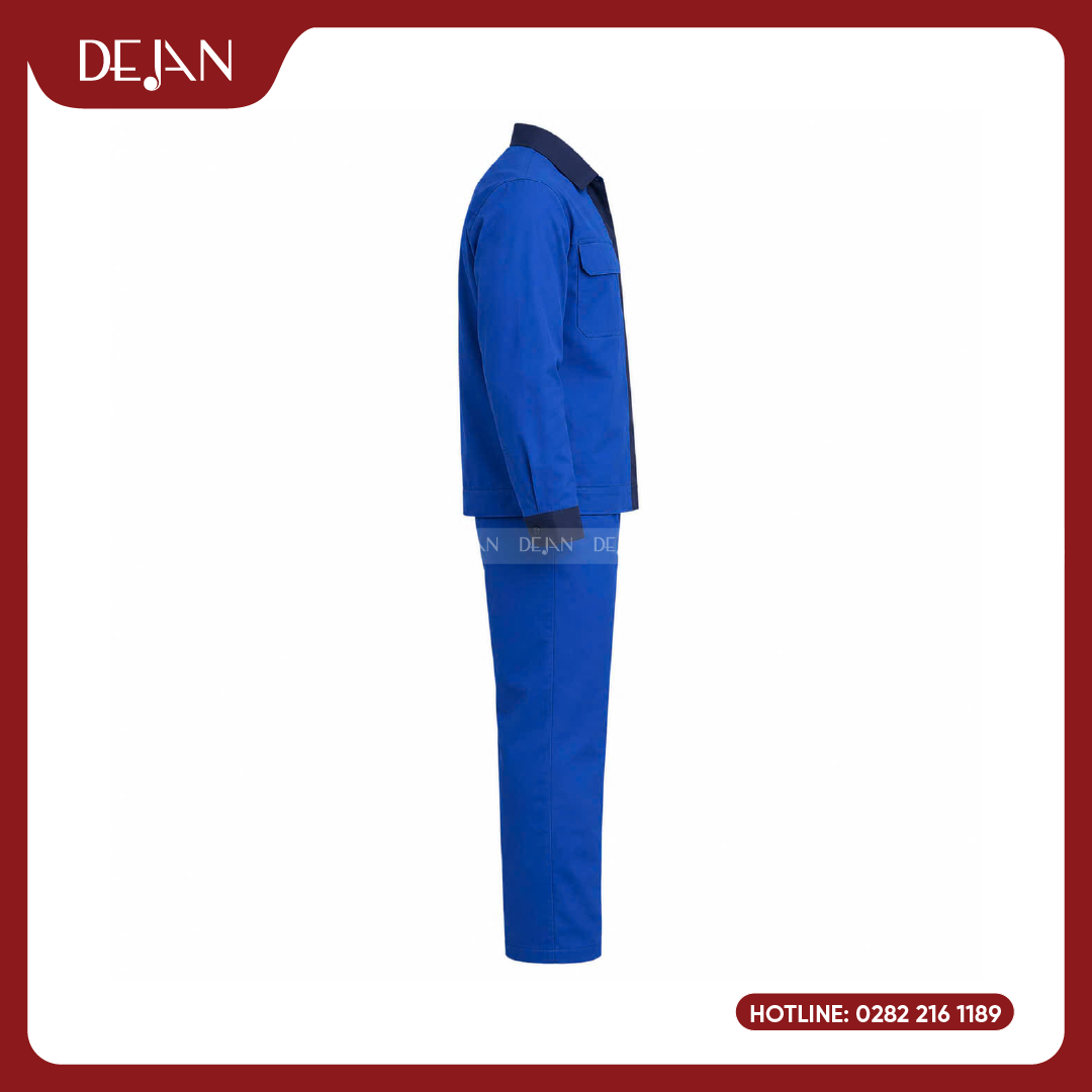 DJDPCN1002-dong-phuc-cong-nhan-04 Đồng Phục Công Nhân DJDPCN1002 - Xanh Dương Tươi Sáng, Dễ Nhận Diện