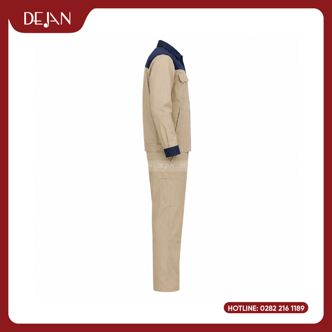 DJDPCN1004-dong-phuc-cong-nhan-04 Đồng Phục Công Nhân DJDPCN1004 - Navy Phối Trắng Chỉn Chu