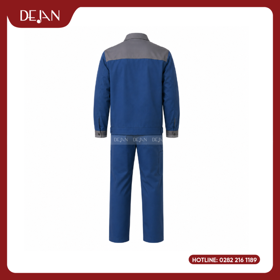 Đồng Phục Công Nhân DJDPCN1008 - Xanh Dương Chuyên Nghiệp, Dễ Ứng Dụng