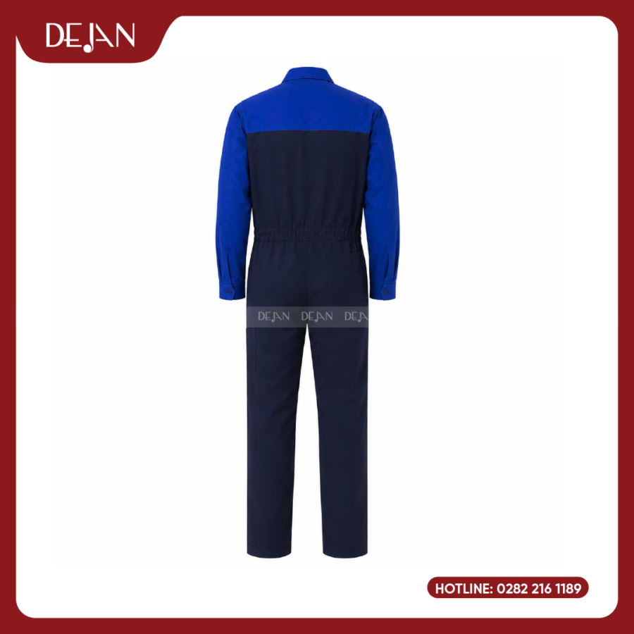 Đồng Phục Công Nhân DJDPCN1009 - Navy Phối Xanh Dương Năng Động