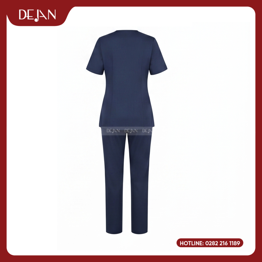 Đồng Phục Hộ Lý Bệnh Viện DJDPHLBN1001 - Xanh Navy Điềm Tĩnh, Đáng Tin Cậy