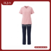 Đồng Phục Hộ Lý DJDPHLBN1002 - Hồng Phối Navy Nữ Tính, Nổi Bật