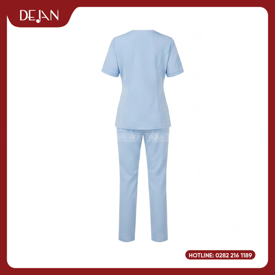 Đồng Phục Hộ Lý DJDPHLBN1003 - Xanh Dương Nhạt Dịu Mắt