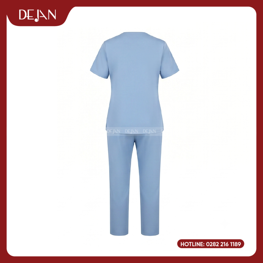 Đồng Phục Hộ Lý DJDPHLBN1006 - Xanh Dương Xám Tối Giản, Gọn Gàng