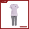 Đồng Phục Hộ Lý DJDPHLBN1010 - Tím Lavender Phối Xám Nhẹ Nhàng