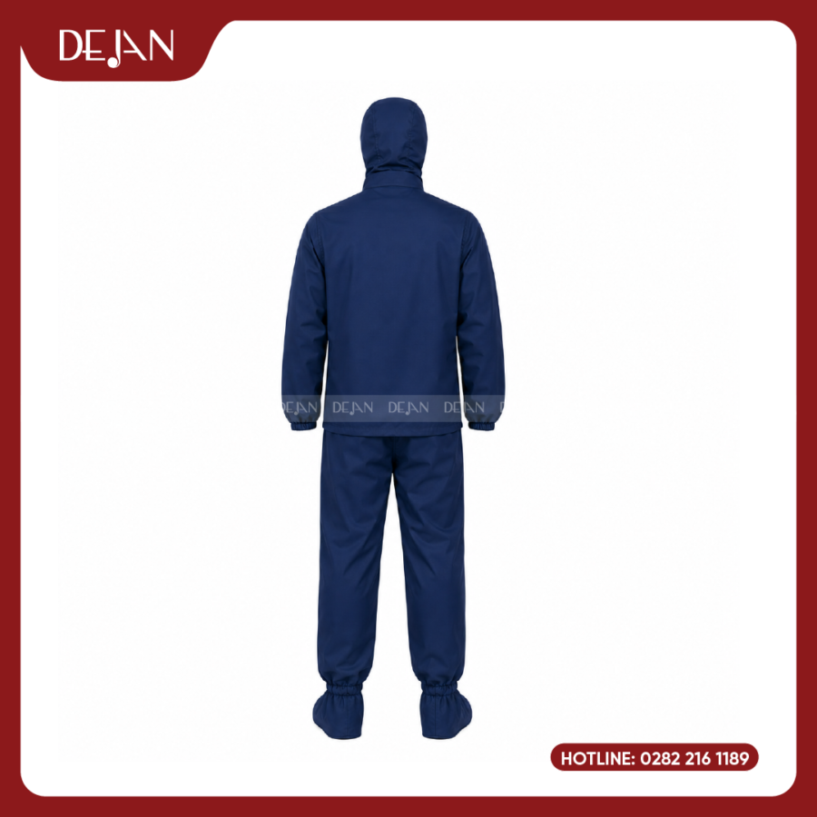 Đồng Phục Phòng Sạch DJDPPS1004 - Xanh Navy Chuyên Nghiệp
