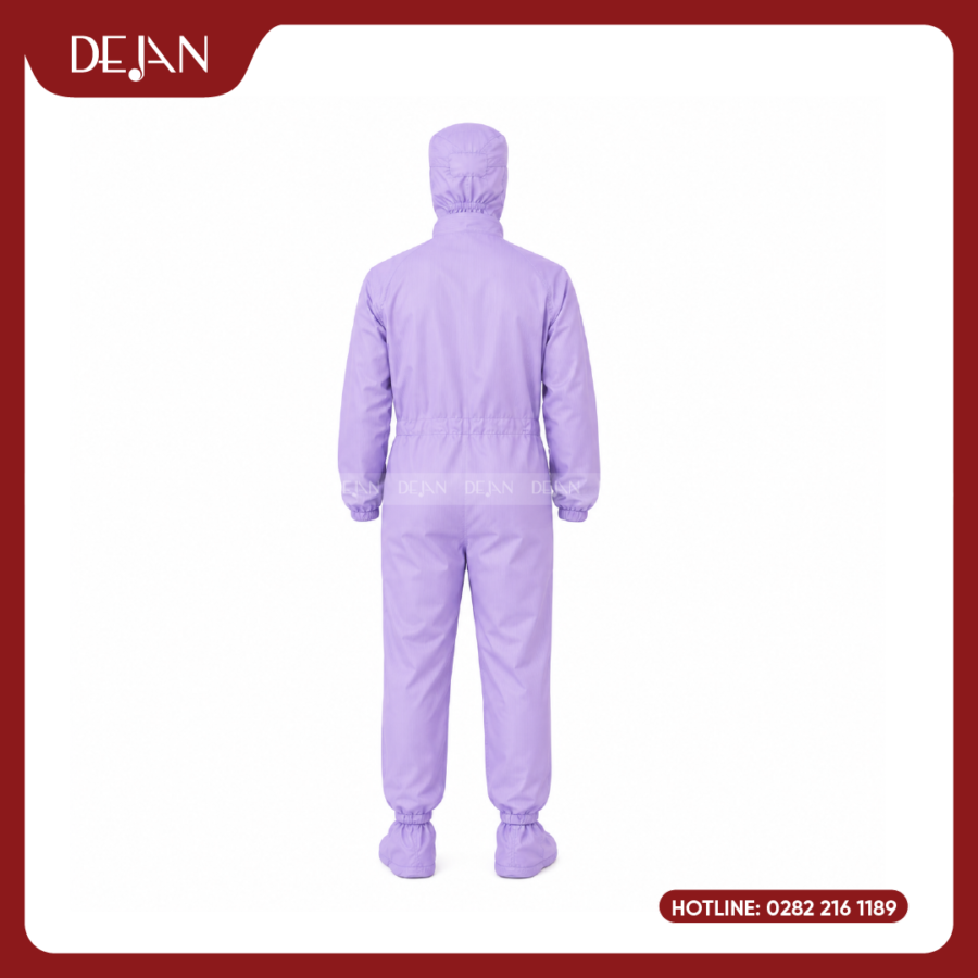 Đồng Phục Phòng Sạch DJDPPS1005 - Tím Nhạt Dịu Dàng, Khác Biệt