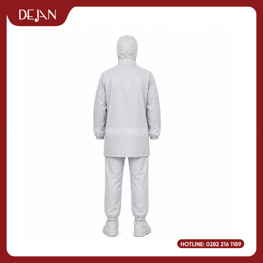 Đồng Phục Phòng Sạch DJDPPS1007 - Xám Nhạt Trung Tính
