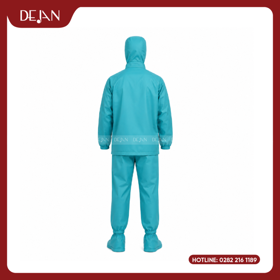 Đồng Phục Phòng Sạch DJDPPS1009 - Xanh Ngọc Hiện Đại, Nổi Bật