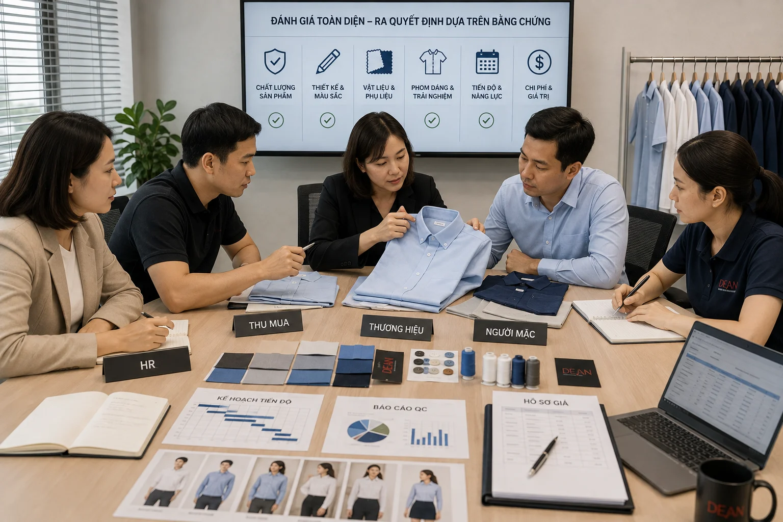 Mẫu RFP đặt may đồng phục công sở