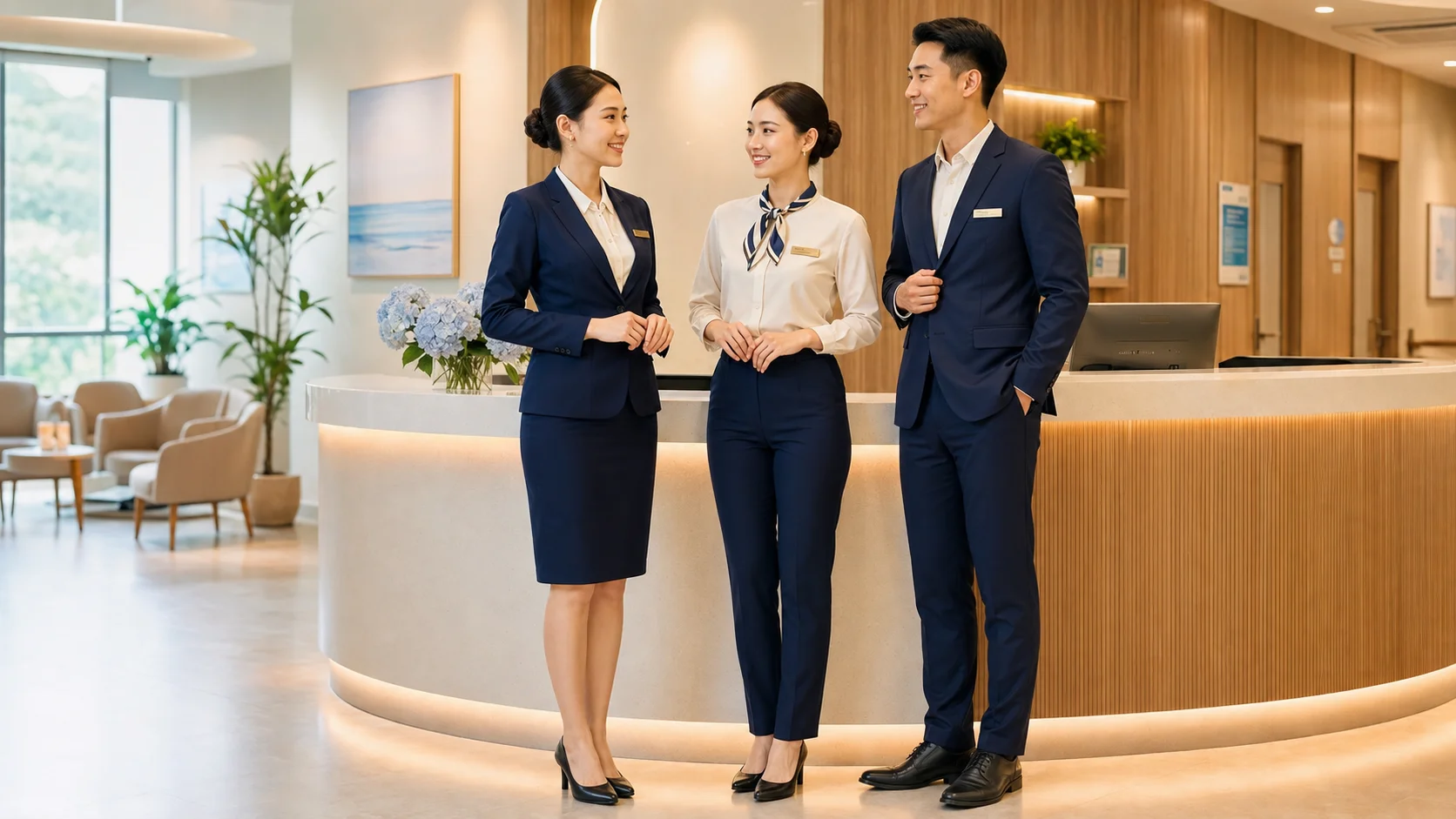 Đồng phục chuỗi phòng khám nhiều chi nhánh