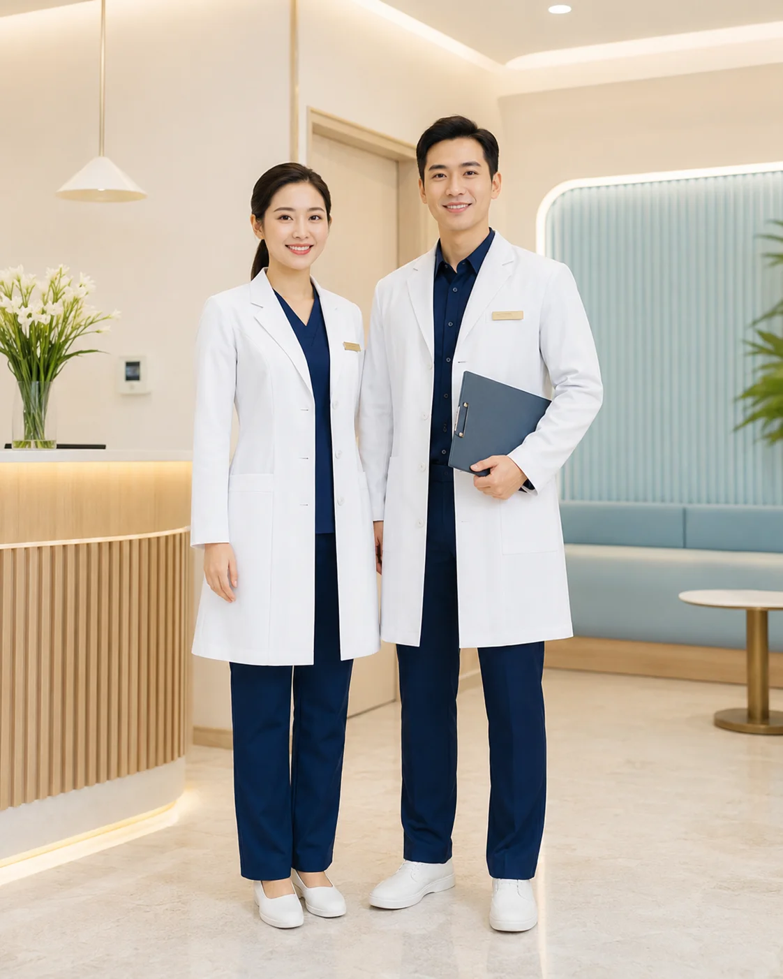 Đồng phục chuỗi phòng khám nhiều chi nhánh