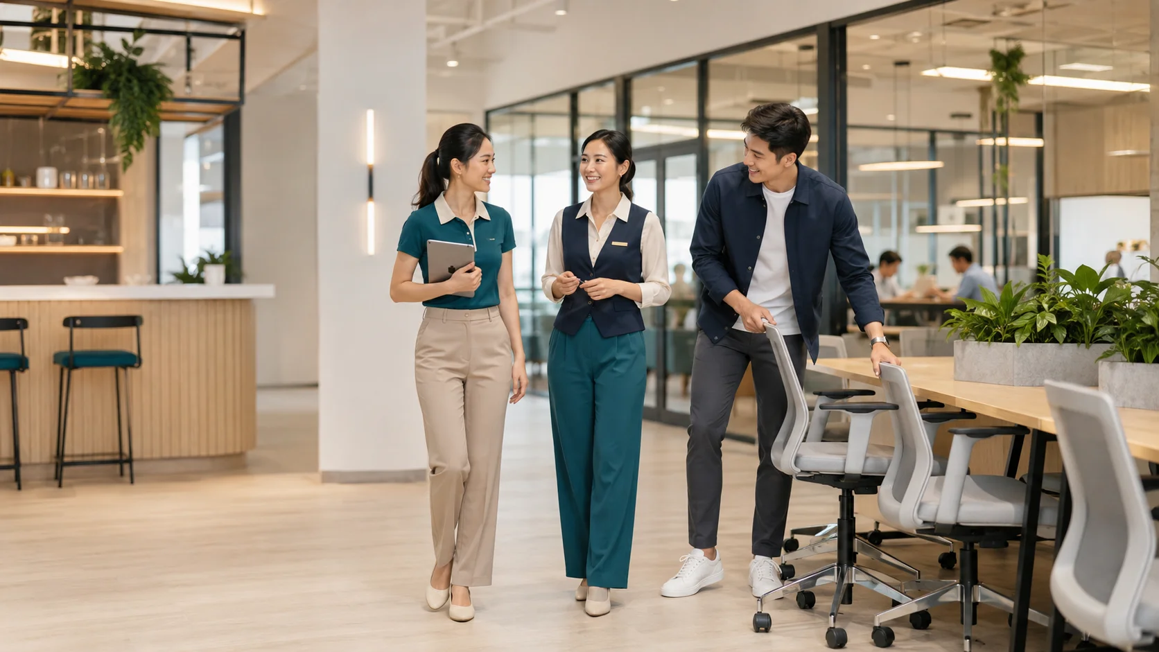 Đồng phục co-working space: Phong cách trẻ, linh hoạt, chuyên nghiệp
