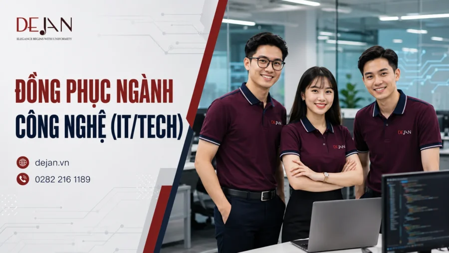 Đồng phục ngành công nghệ (IT/Tech): Vừa hiện đại, vừa chuyên nghiệp