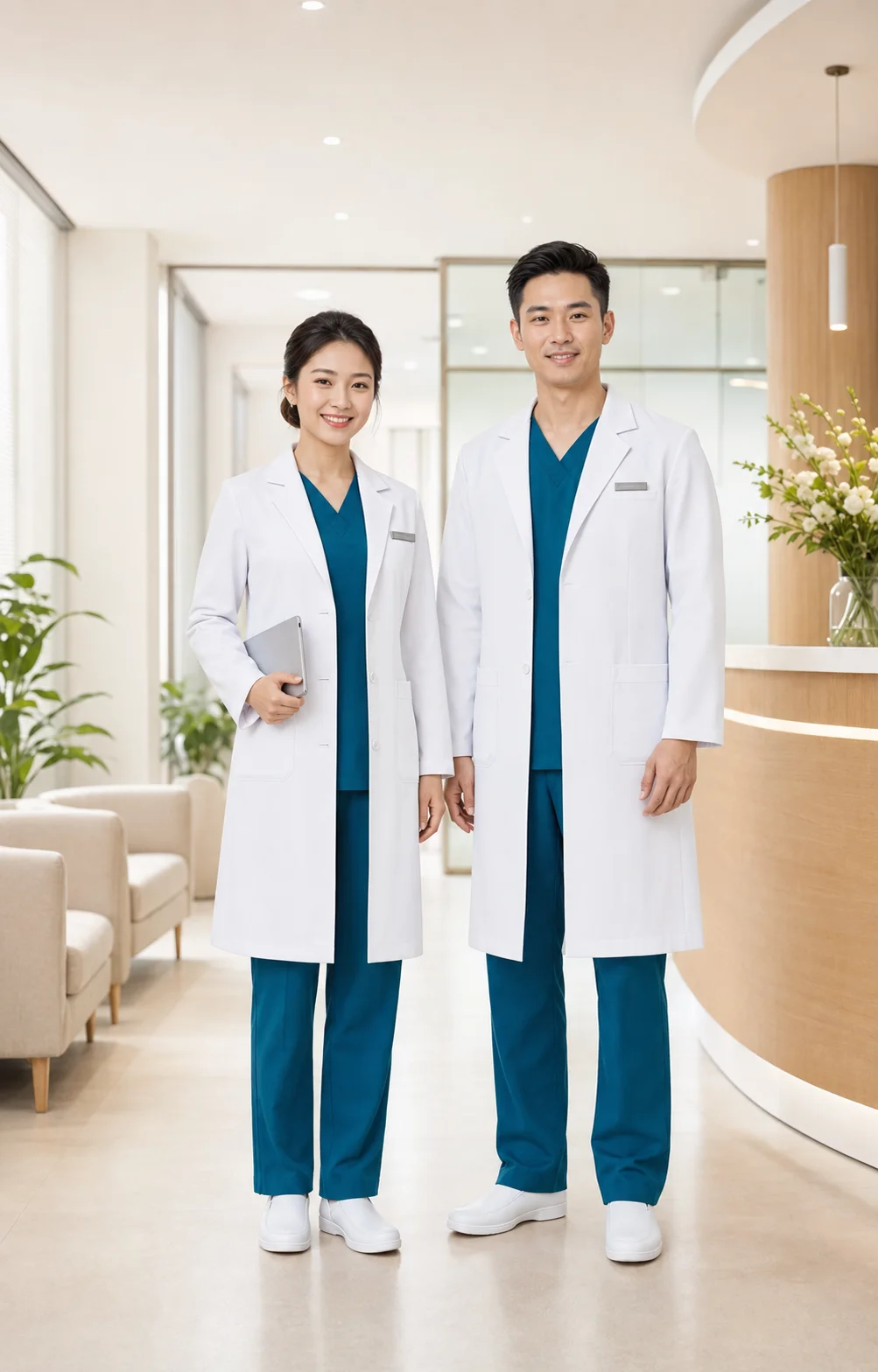 Đồng phục phòng khám đa khoa tư nhân