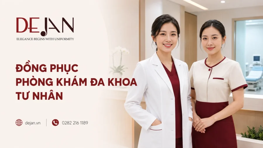 Đồng phục phòng khám đa khoa tư nhân: Từ bác sĩ đến lễ tân