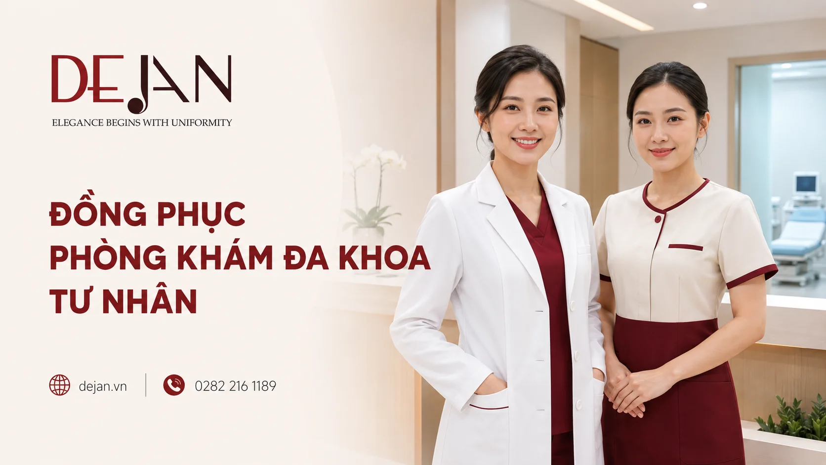 Đồng phục phòng khám đa khoa tư nhân: Từ bác sĩ đến lễ tân