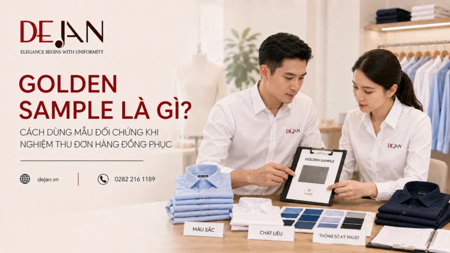 Golden sample là gì? Cách dùng mẫu đối chứng khi nghiệm thu đơn hàng đồng phục