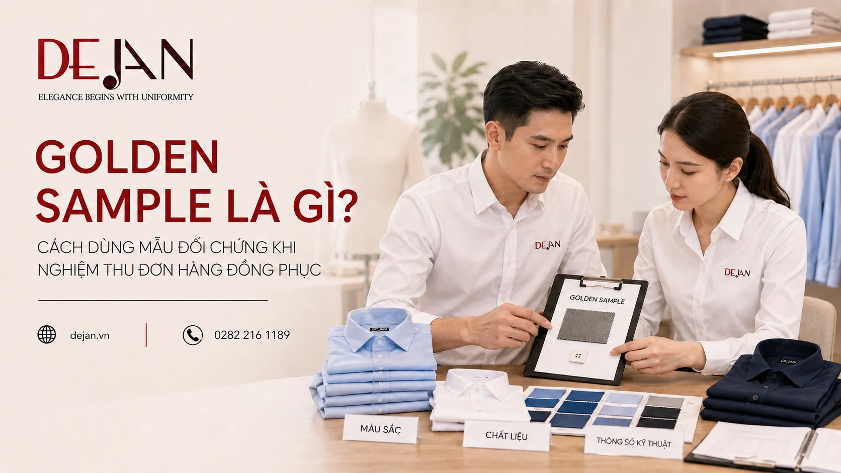Golden sample là gì? Cách dùng mẫu đối chứng khi nghiệm thu đơn hàng đồng phục