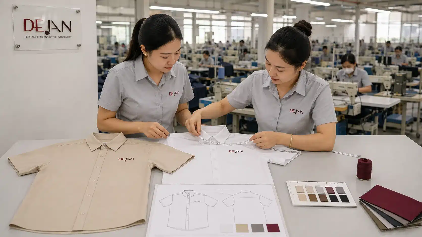 Tech pack đồng phục doanh nghiệp gồm gì? Cách khóa thông số để tái sản xuất không lệch mẫu 8 Tech pack đồng phục doanh nghiệp gồm gì? Cách khóa thông số để tái sản xuất không lệch mẫu