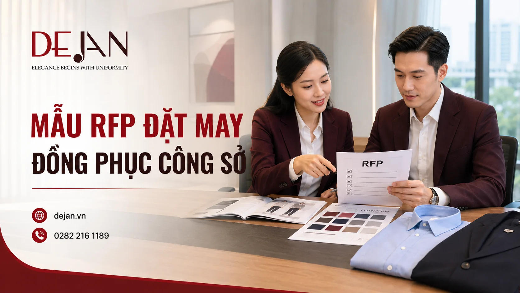 Mẫu RFP đặt may đồng phục công sở: Bộ yêu cầu giúp HR và phòng thu mua so sánh báo giá