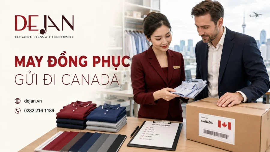 May đồng phục gửi đi Canada: Giải pháp đặt may online từ Việt Nam