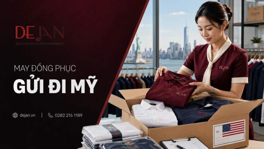 May đồng phục gửi đi Mỹ: Quy trình đặt hàng từ xa cho doanh nghiệp và hội nhóm