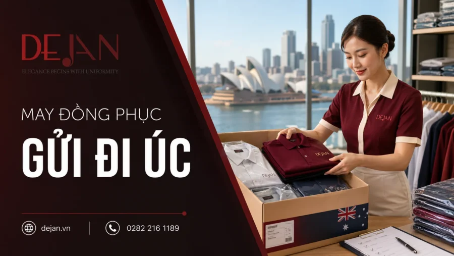 May đồng phục gửi đi Úc: Tư vấn mẫu, size và giao hàng từ Việt Nam