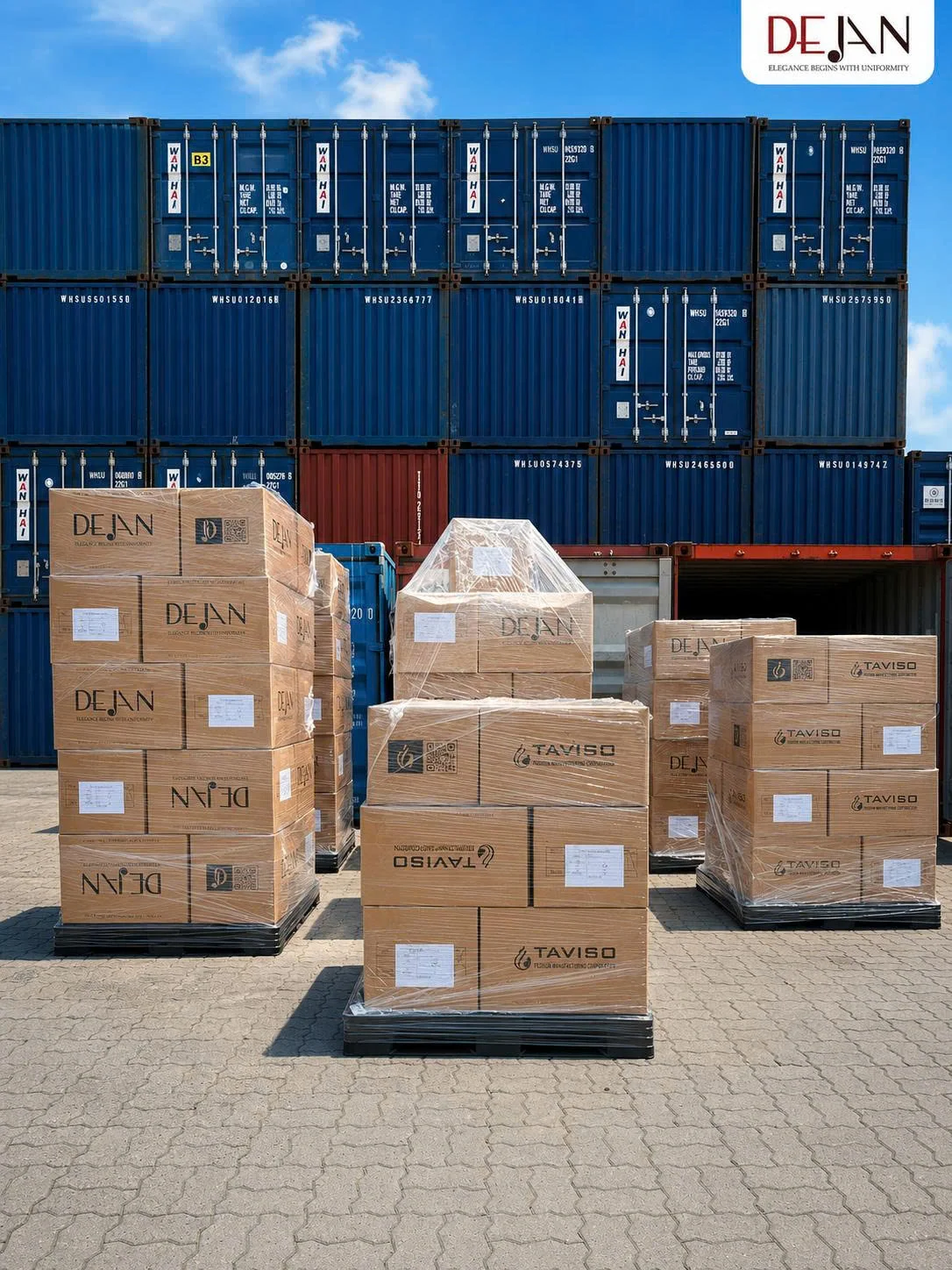 May đồng phục gửi đi nước ngoài