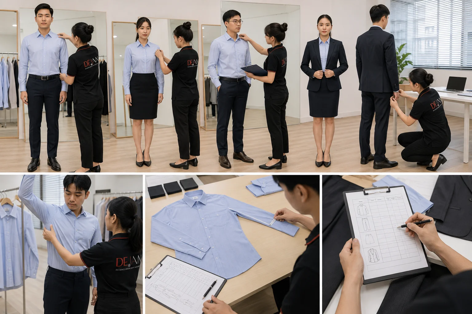 Mẫu RFP đặt may đồng phục công sở