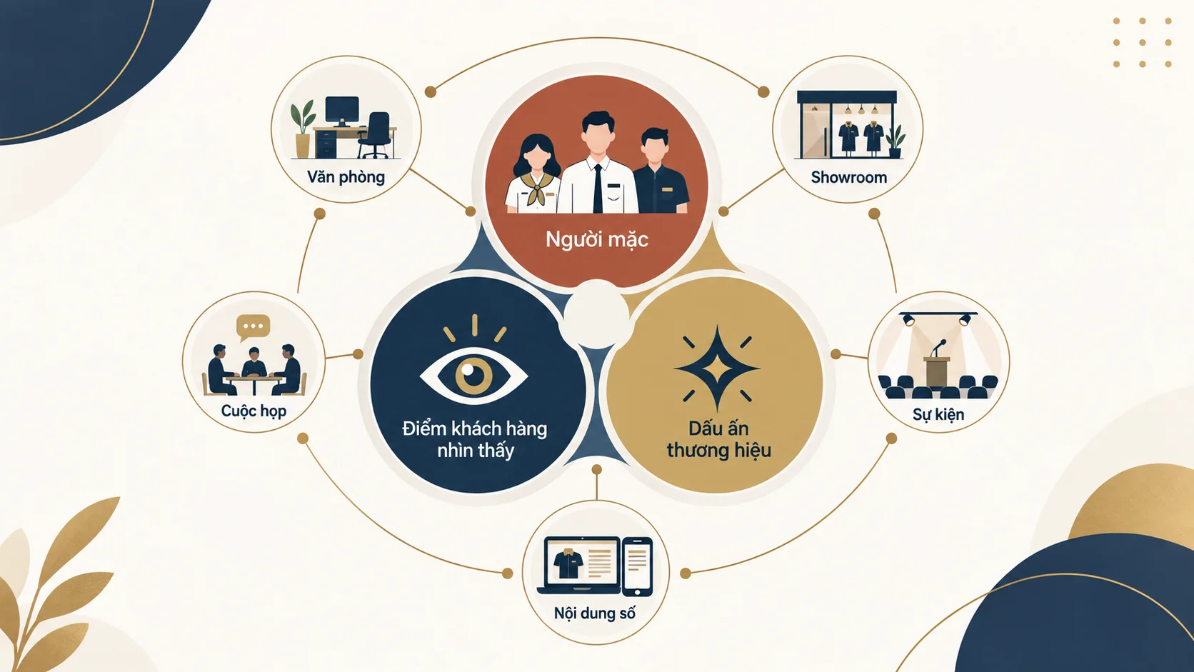 Doanh nghiệp có thể dùng đồng phục công sở để làm marketing như thế nào