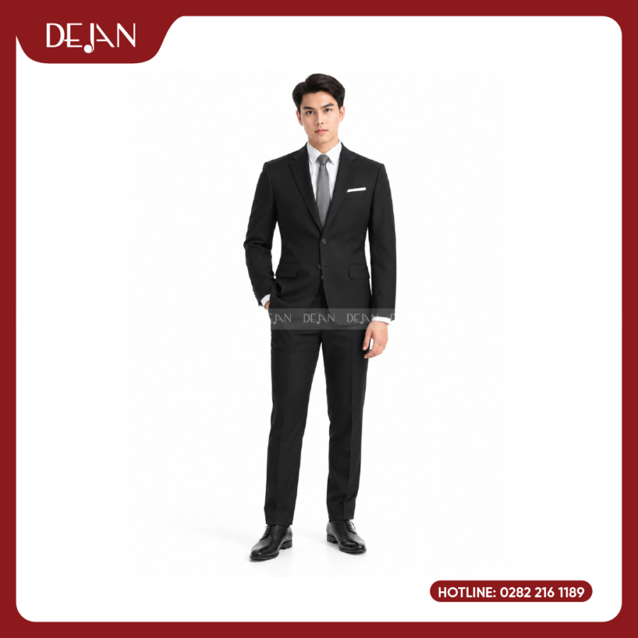 Đồng Phục Quản Lý Nhà Hàng DJDPQLNH1011 - Suit Đen Nam Đẳng Cấp