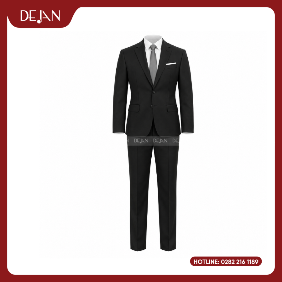 Đồng Phục Quản Lý Nhà Hàng DJDPQLNH1011 - Suit Đen Nam Đẳng Cấp