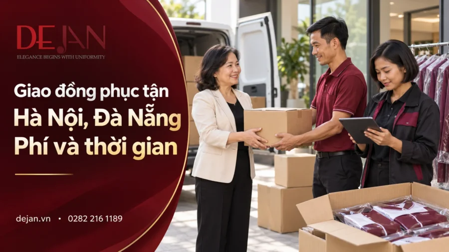 DeJan giao đồng phục tận Hà Nội và Đà Nẵng
