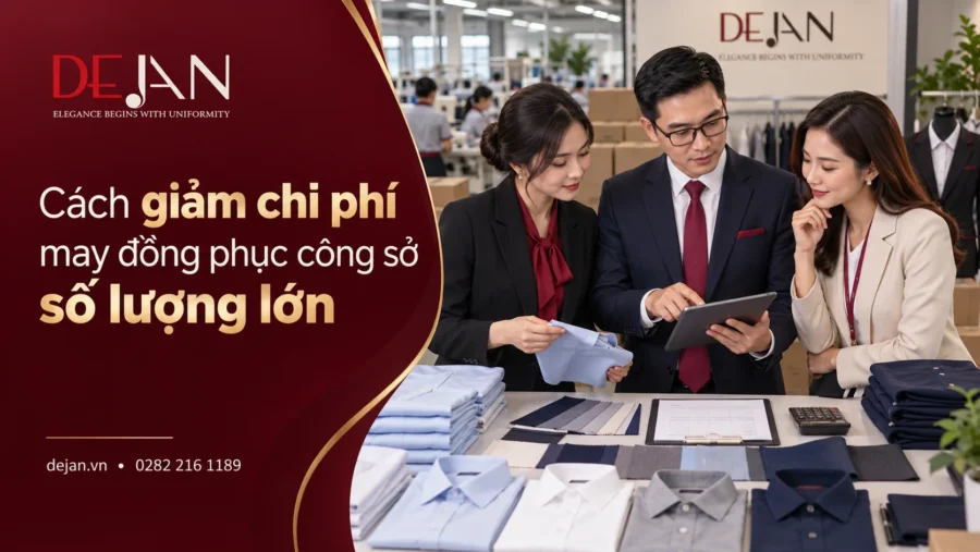 May đồng phục công sở số lượng lớn tiết kiệm chi phí
