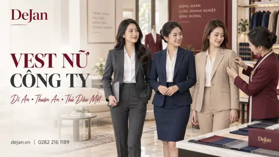 May vest nữ cho công ty tại Dĩ An, Thuận An và Thủ Dầu Một