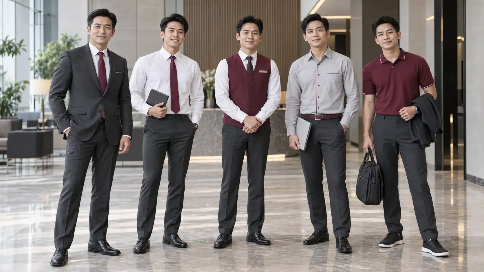 Đồng phục công sở nam lịch lãm: 8 tiêu chí lựa chọn