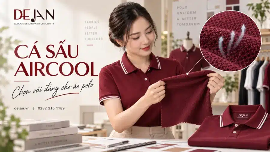 Vải cá sấu Aircool là gì? Cách chọn may áo polo